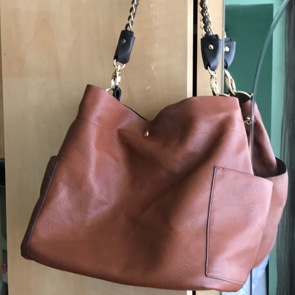 Rust colored pouch bag (NWOT) - Picture 1 of 3